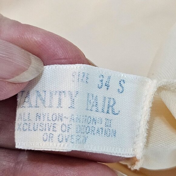 Vintage Vanity Fair Nylon Slip Dress 34 S Beige Made In USA - Picture 4 of 7